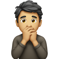 emojis.com someone-sighing-and-covering-his-mouth